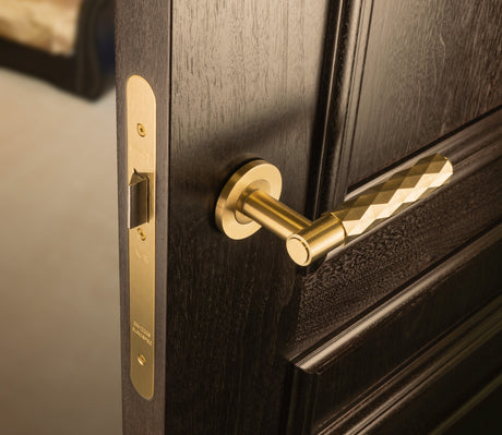 Satin Brass Door Hardware