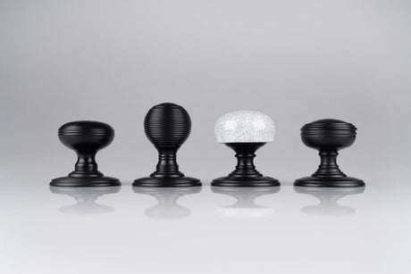 Carlisle Brass Mortice Knobs Matt Black