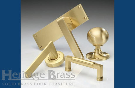 Image showing a collection of items from Heritage Brass in a Satin Brass Finish