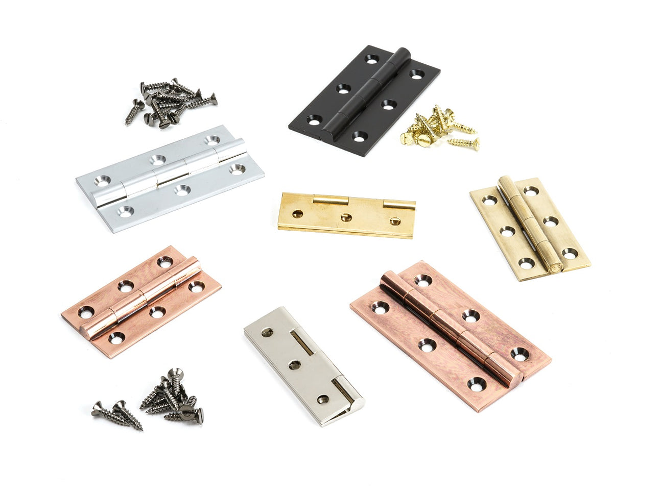 Image showing a range of cabinet hinges made by From the Anvil