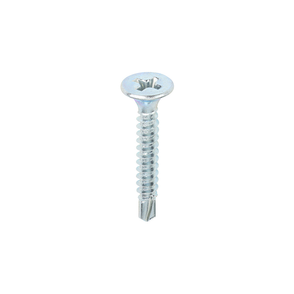 This is an image of Timco - Drywall Screws - PH - Bugle - Self Drilling - Zinc 3.5 x 25mm - (1000 PCS Box) 00025PSDD