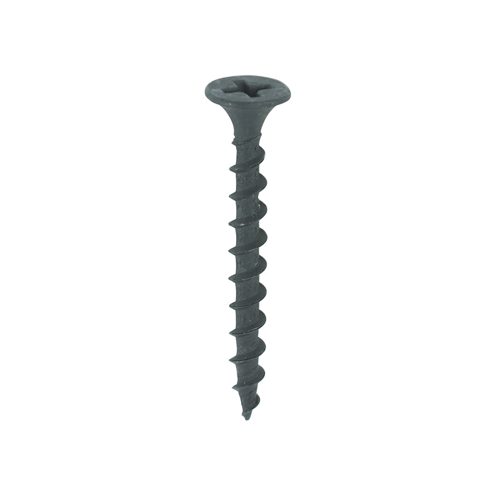 This is an image of Timco - Drywall Screws - PH - Bugle - Coarse Thread - Grey 3.5 x 35mm - (1000 PCS Box) 00035DRYC