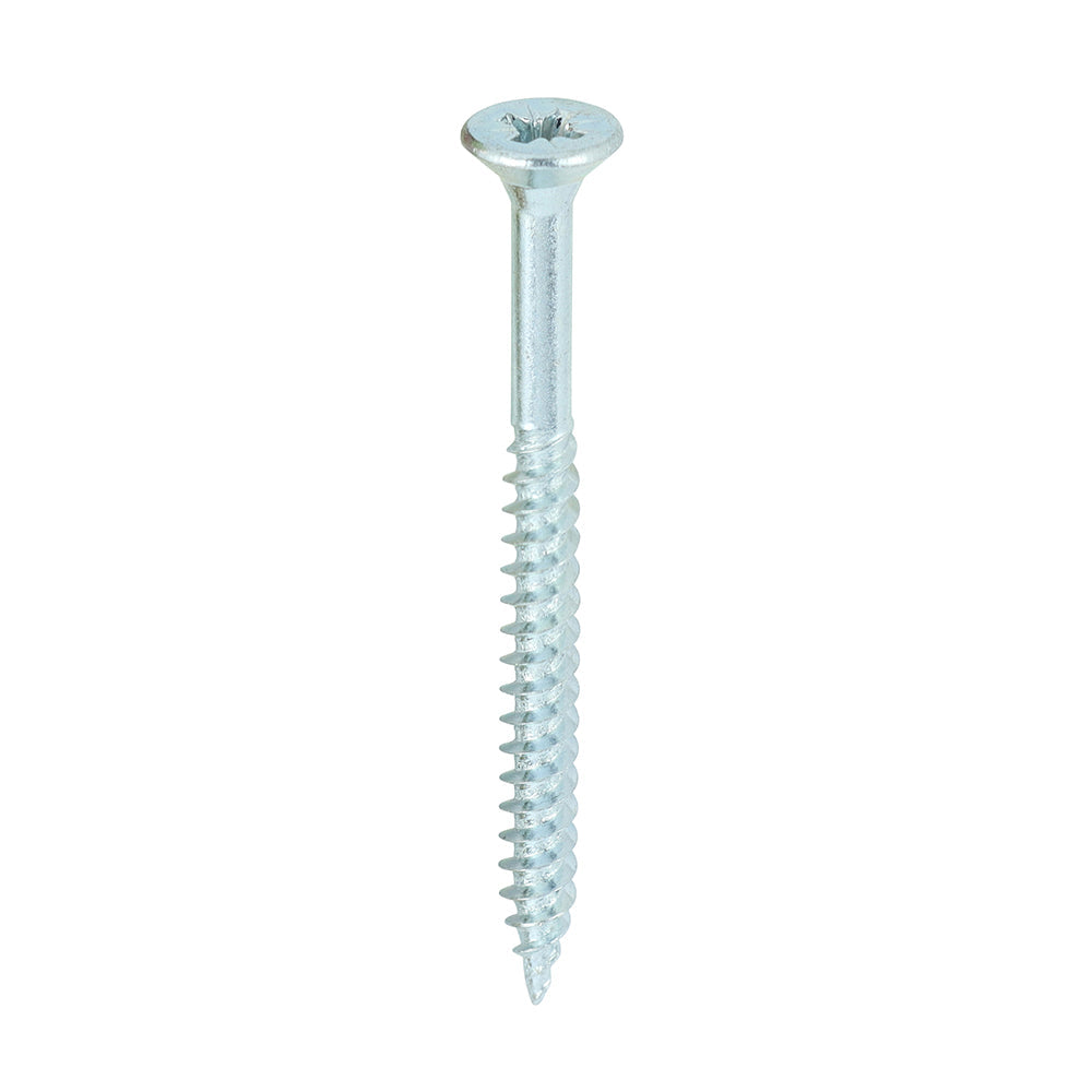 This is an image of Timco - Twin-Threaded Woodscrews - PZ - Double Countersunk - Zinc 8 x 2" - (200 PCS Box) 00082CWZ