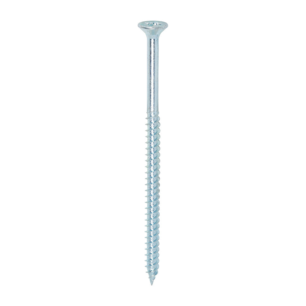 This is an image of Timco - Twin-Threaded Woodscrews - PZ - Double Countersunk - Zinc 12 x 4" - (100 PCS Box) 00124CWZ
