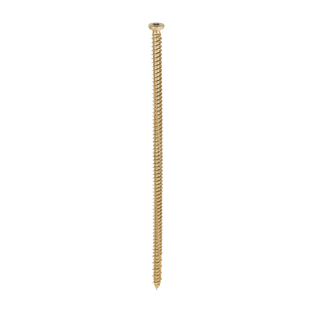 This is an image of Timco - Concrete Screws - TX - Flat Countersunk - Yellow 7.5 x 200mm - (100 PCS Box) 00200TCON