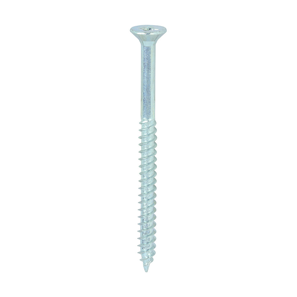 This is an image of Timco - Twin-Threaded Woodscrews - PZ - Double Countersunk - Zinc 8 x 2 1/4" - (200 PCS Box) 08214CWZ