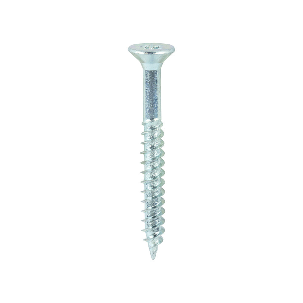 This is an image of Timco - Twin-Threaded Woodscrews - PZ - Double Countersunk - Zinc 10 x 1 3/4" - (200 PCS Box) 10134CWZ