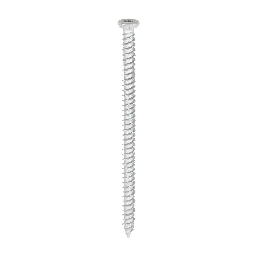 This is an image of Timco - Concrete Screw - TX - Flat Countersunk - Exterior - Silver 7.5 x 120mm - (100 PCS Box) 120TCONR