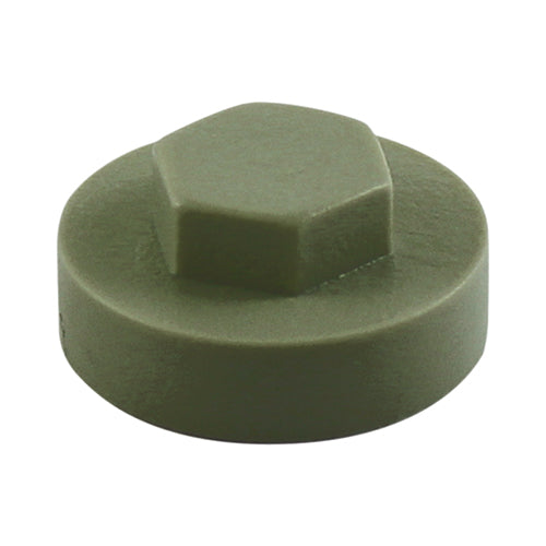 This is an image of Timco - Hex Head Cover Caps - Svelte Grey 19mm - (1000 PCS Bag) 1910B23CAP