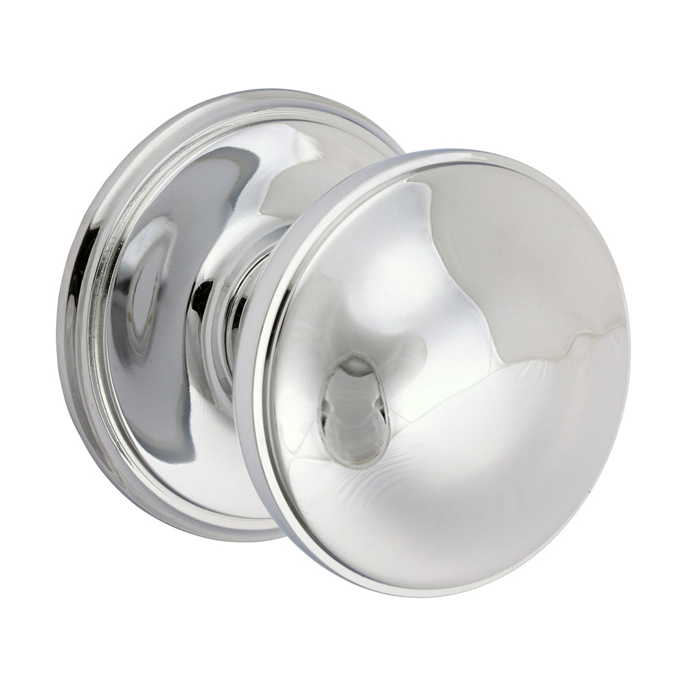 This is an image of Timco - Centre Door Knob - Polished Chrome 66mm (1 Each TIMbag) 200067P