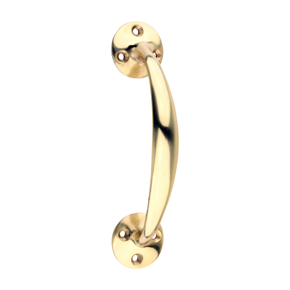 This is an image of Timco - Bow Handle - Polished Brass 152mm (1 Each Bag) 200365