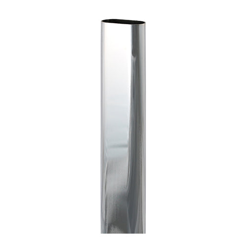 This is an image of Timco - Wardrobe Rail - Oval - Polished Chrome 30 x 15 x 1829 204318