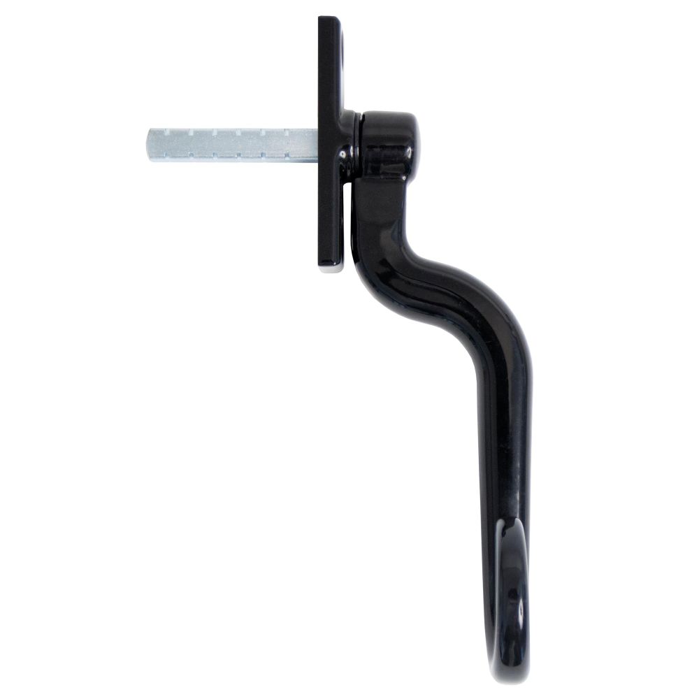 From The Anvil - Black Deluxe Monkeytail Espag - LH | Sku. 20451 | Trade Door Handles.