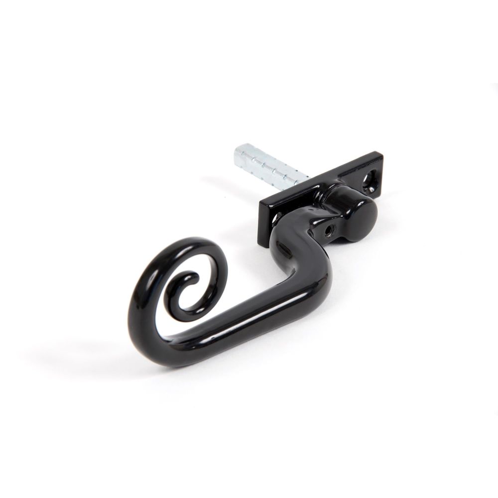 From The Anvil - Black Deluxe Monkeytail Espag - LH | Sku. 20451 | Trade Door Handles.