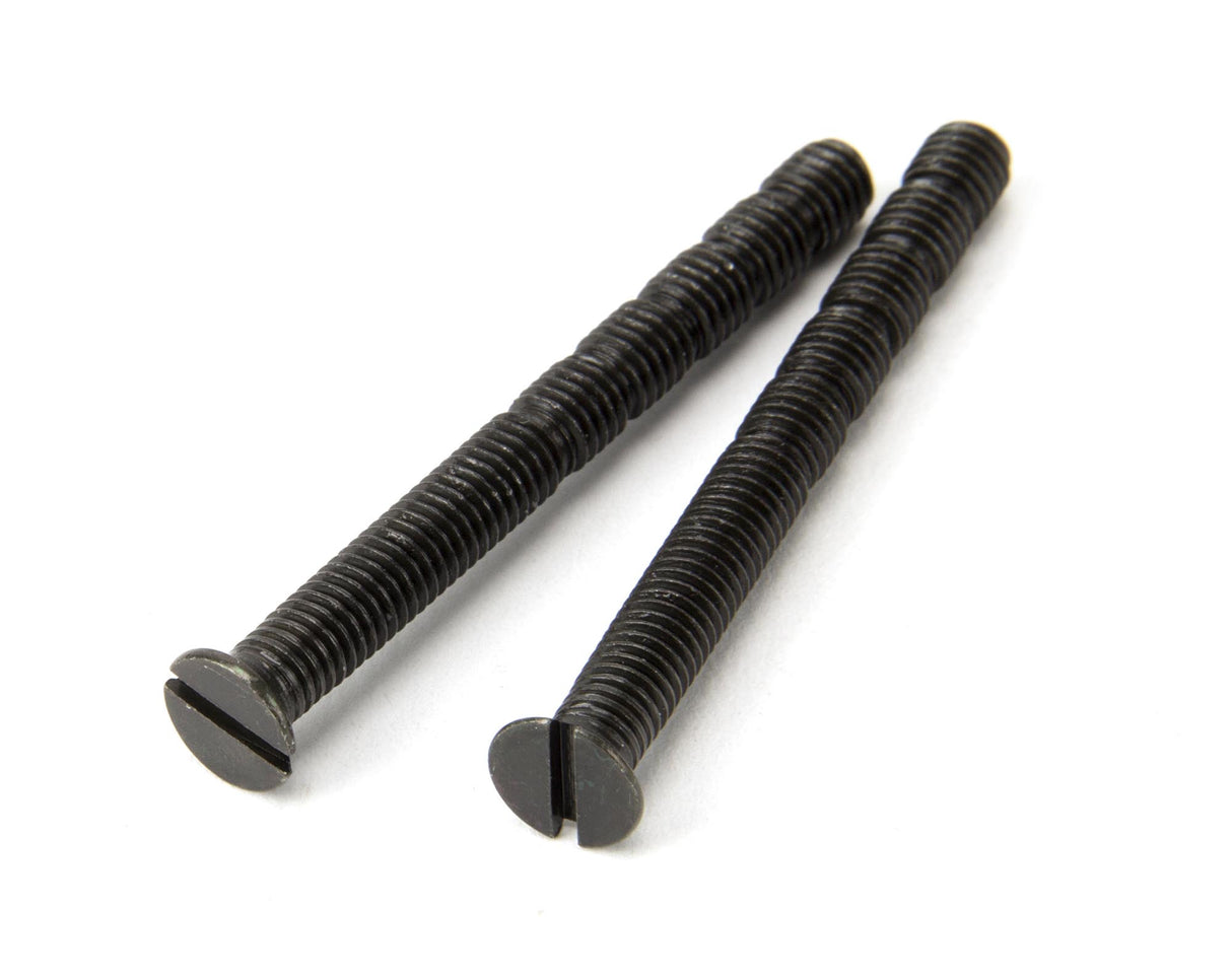 From The Anvil - Black Teardrop Espag | Sku. 20460 | Trade Door Handles.