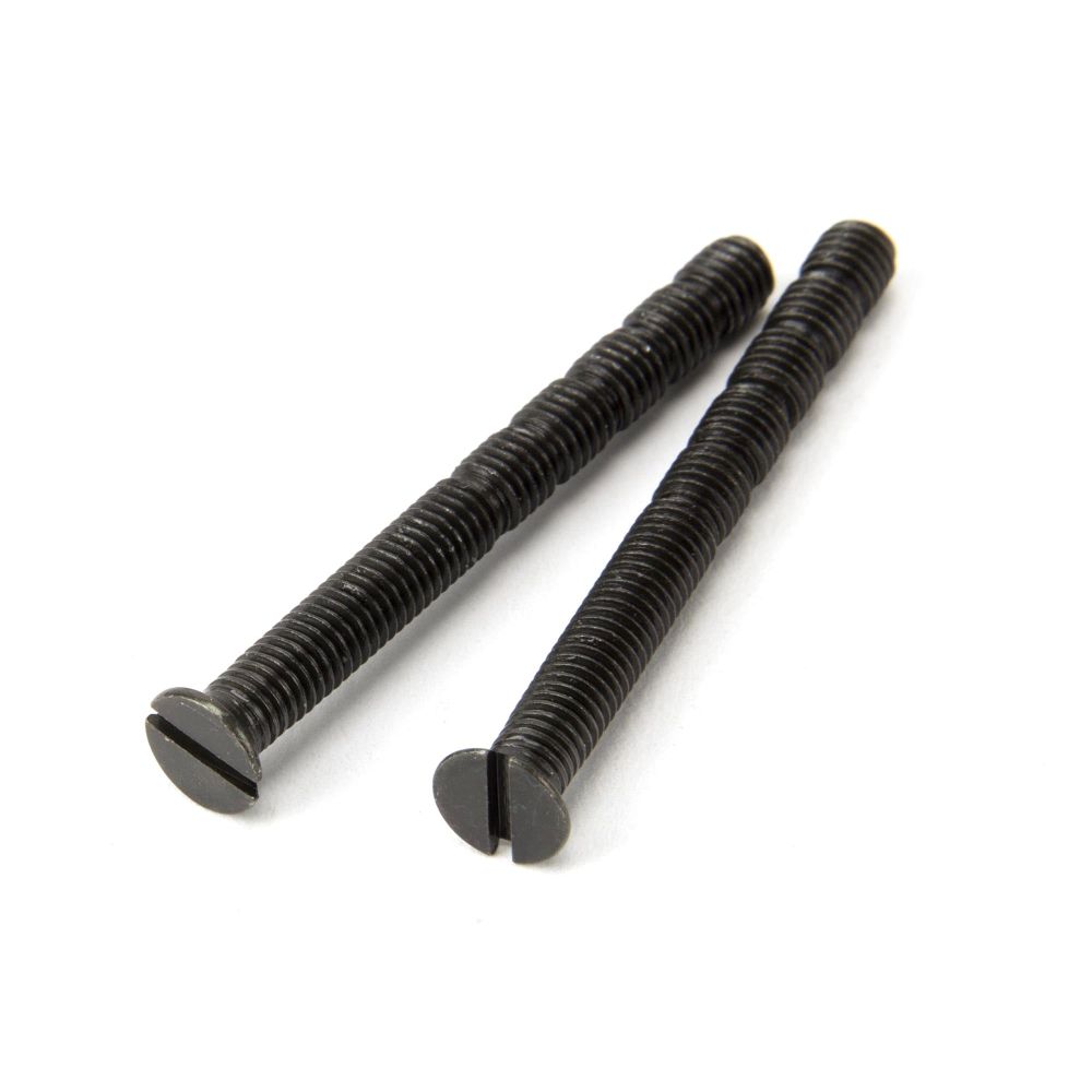 From The Anvil - Black Teardrop Espag | Sku. 20460 | Trade Door Handles.