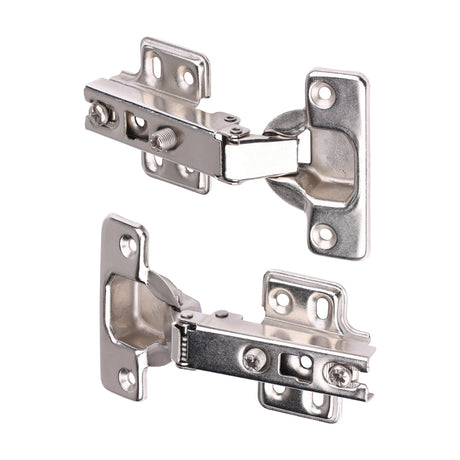This is an image of Timco - Cabinet Hinges - Nickel 90 Degree (1 Pairs Bag) 204942