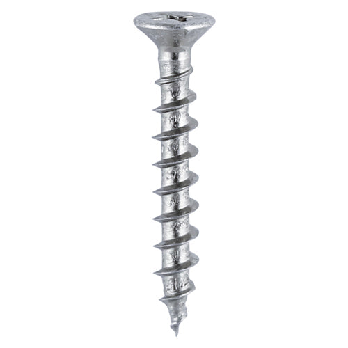 This is an image of Timco - Window Fabrication Screws - Countersunk with Ribs - PH - Single Thread - Gimlet Point - Zinc 4.8 x 25mm - (1000 PCS Box) 209Z