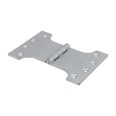 This is an image of Timco - Parliament Hinge (488) - Solid Brass - Satin Chrome 102 x 150 (1 Pairs Box) 234222