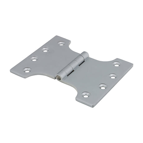 This is an image of Timco - Parliament Hinge (488) - Solid Brass - Satin Chrome 102 x 125 (1 Pairs Box) 234500