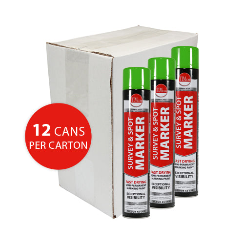 This is an image of Timco - Survey & Spot Marker - Green 750ml (1 Each Can) PCS237047