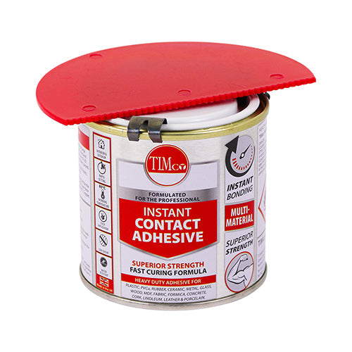 This is an image of Timco - Instant Contact Adhesive - Liquid 250ml (1 Each Tin) PCS247235