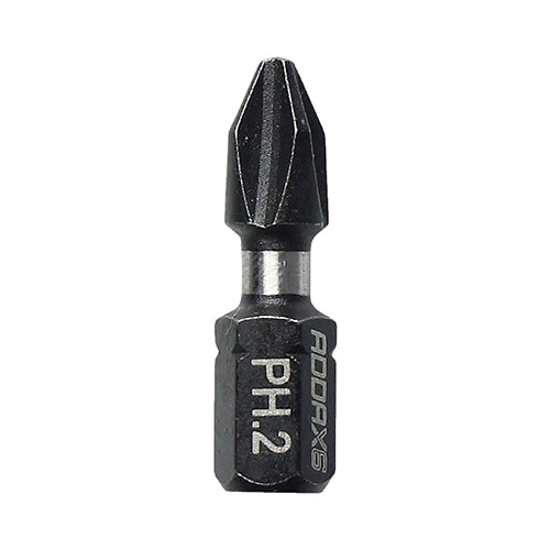This is an image of Timco - Impact Driver Bits - PH No.2 x 25 (10 Pieces Handy Bit Pack) 2PH25X6