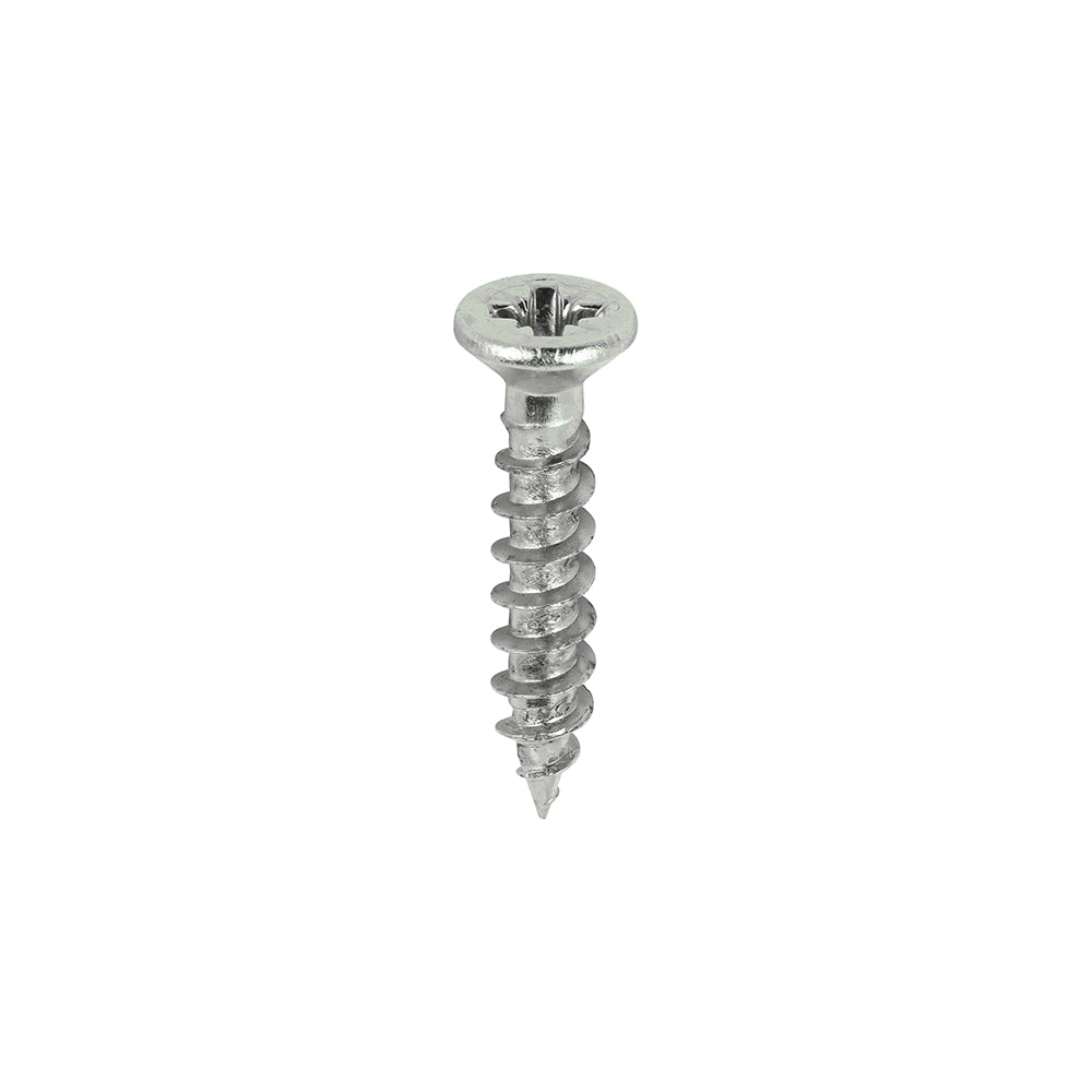 This is an image of Timco - Classic Multi-Purpose Hinge Screws - PZ - Countersunk - Nickel 3.0 x 16mm - (200 PCS Box) 30016CLAHN