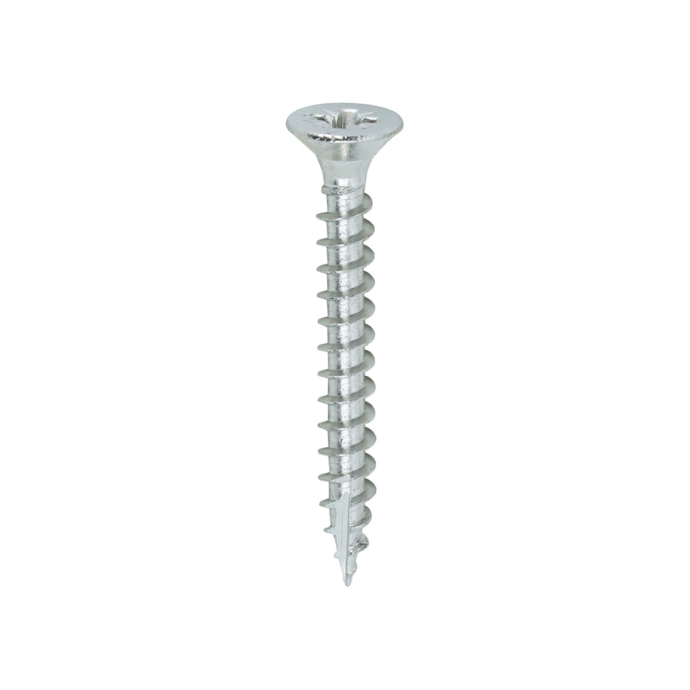 This is an image of Timco - Classic Multi-Purpose Screws - PZ - Double Countersunk - A2 Stainless Steel 3.0 x 25mm - (200 PCS Box) 30025CLASS