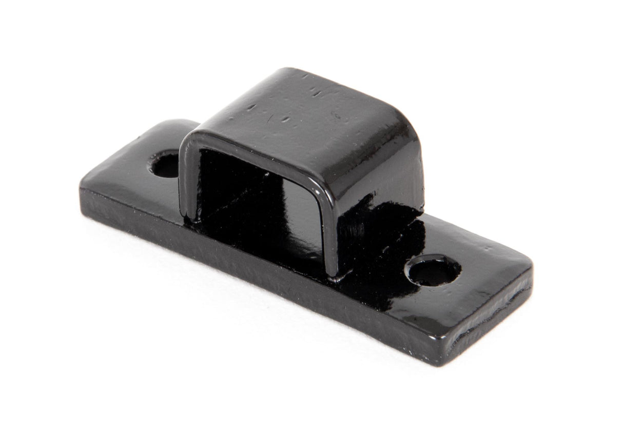 From The Anvil - Black Receiver Bridge for 6" Straight Bolt | Sku. 33015R | Trade Door Handles.