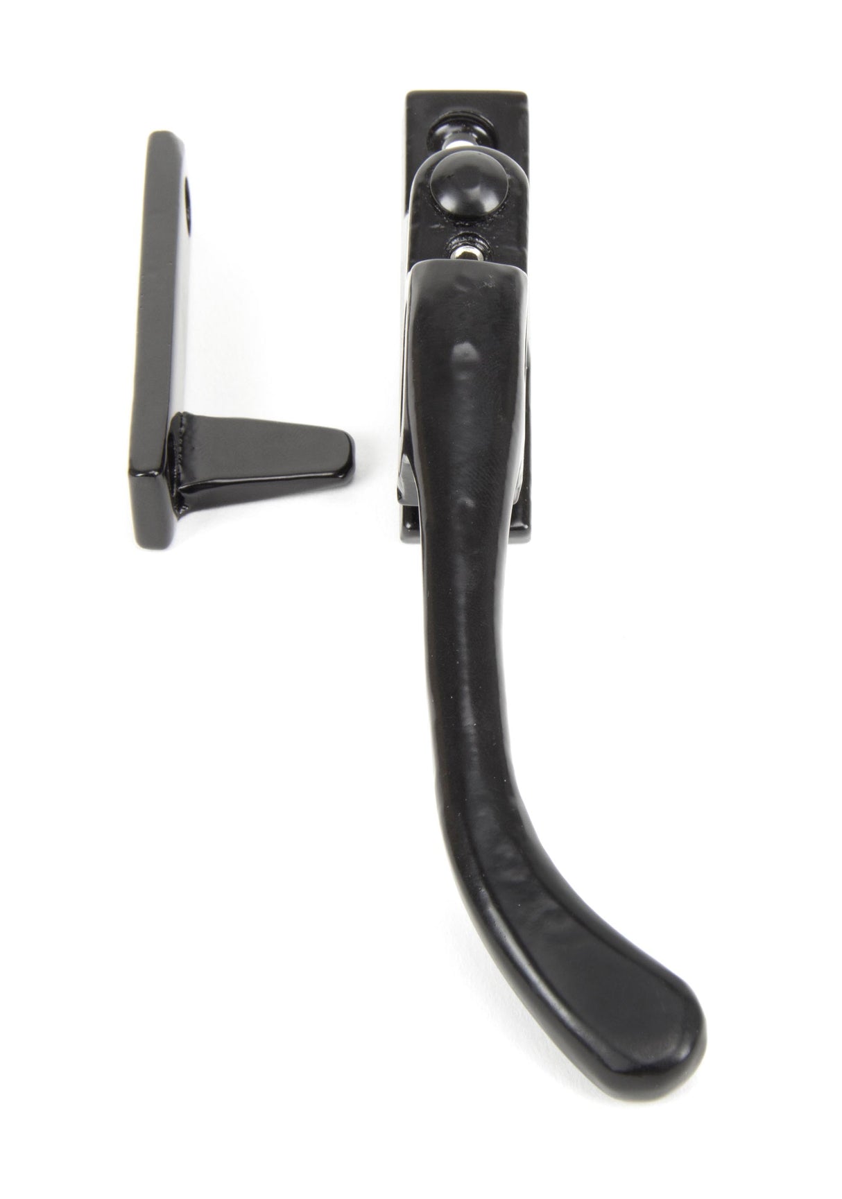 From The Anvil - Black Night-Vent Locking Peardrop Fastener - RH | Sku. 33024 | Trade Door Handles.