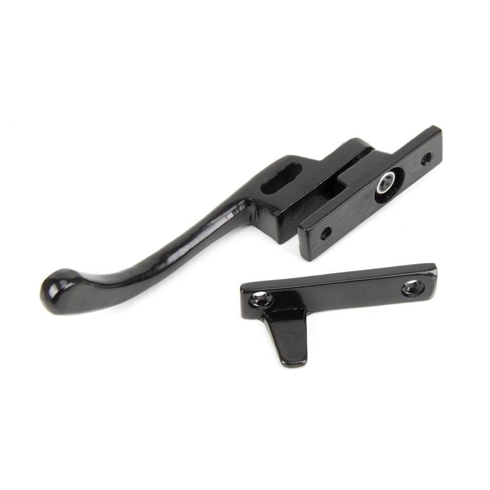 From The Anvil - Black Night-Vent Locking Peardrop Fastener - RH | Sku. 33024 | Trade Door Handles.
