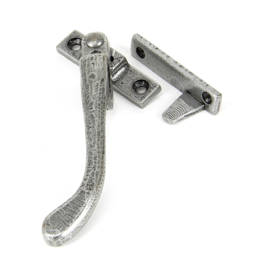 From The Anvil - Pewter Night-Vent Locking Peardrop Fastener - LH | Sku. 33025 | Trade Door Handles.