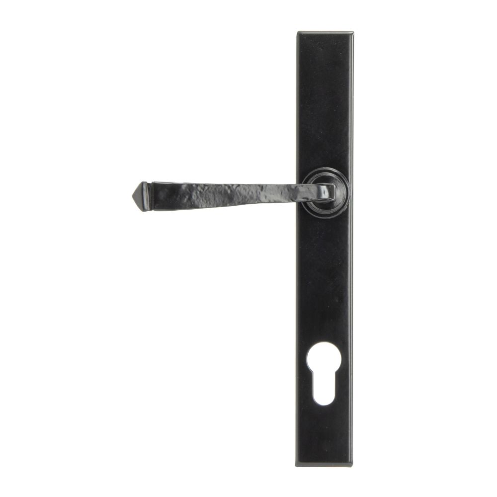 From The Anvil - Black Avon Slimline Lever Espag. Lock Set | Sku. 33033 | Trade Door Handles.