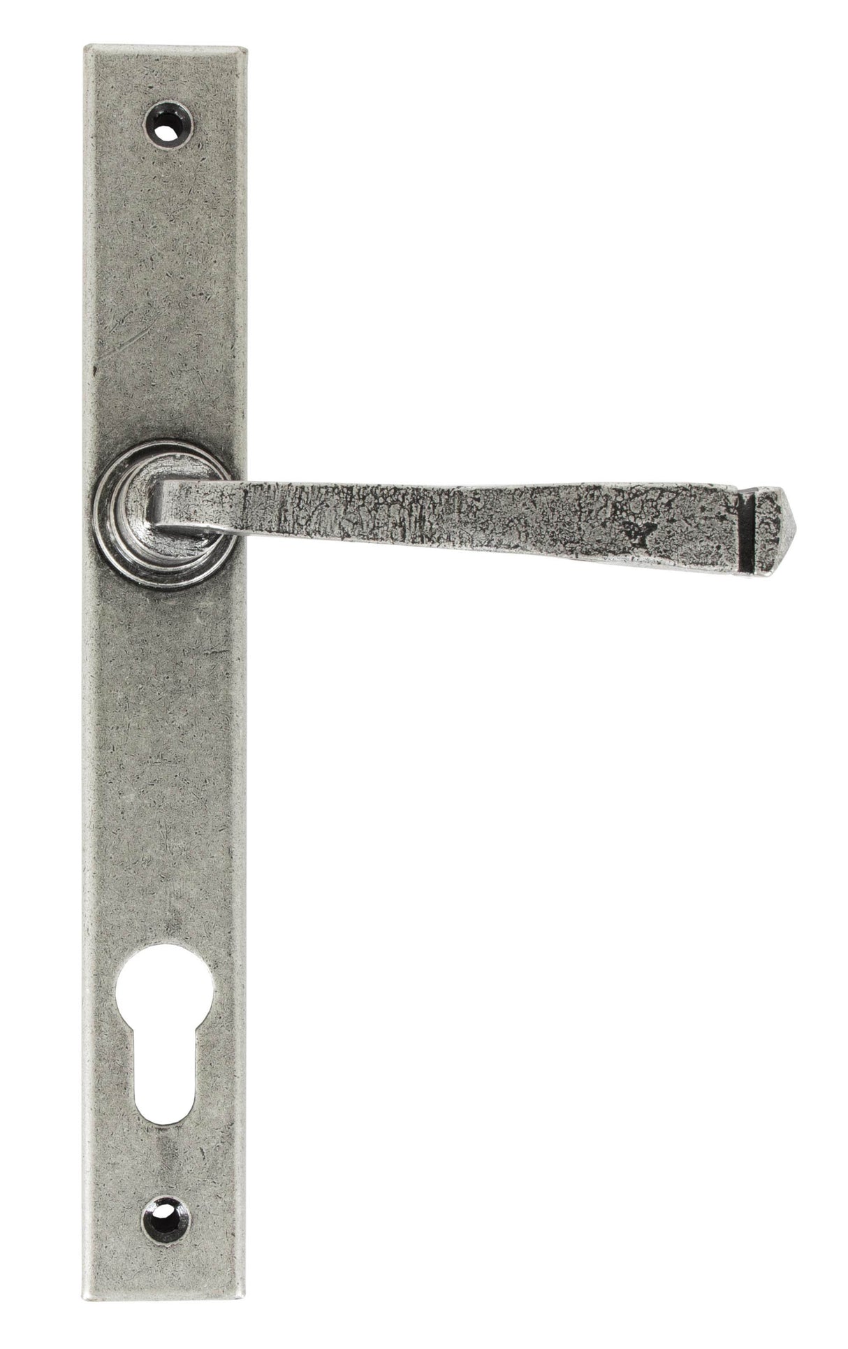 From The Anvil - Pewter Avon Slimline Lever Espag. Lock Set | Sku. 33034 | Trade Door Handles.