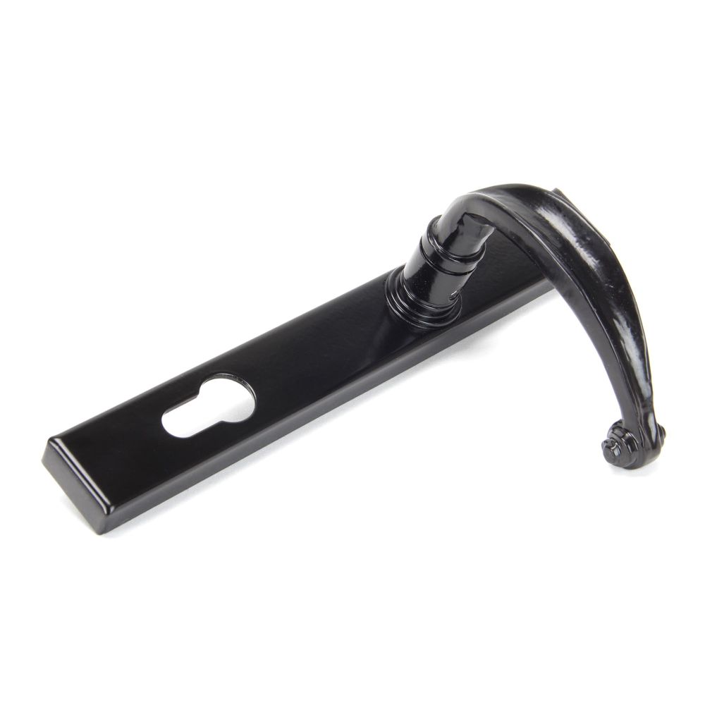 From The Anvil - Black Cottage Slimline Lever Espag. Lock Set | Sku. 33035 | Trade Door Handles.
