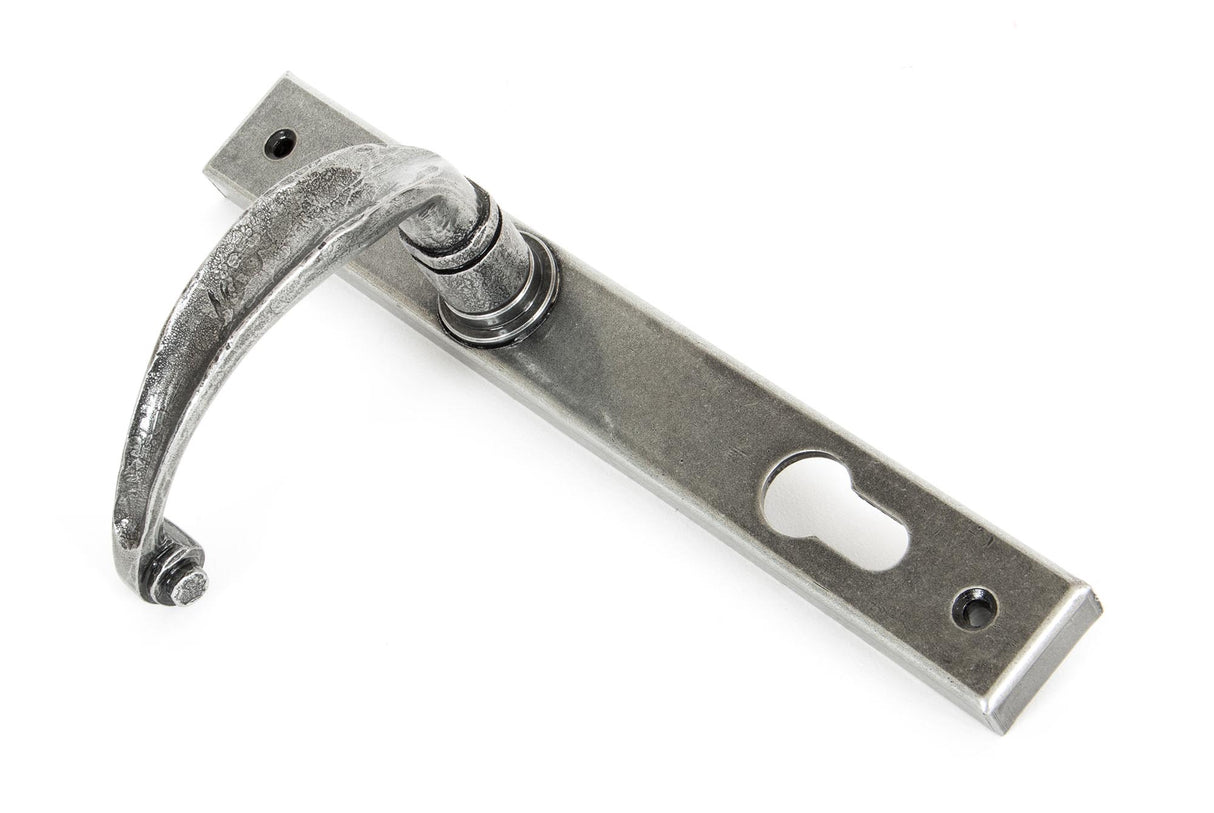 From The Anvil - Pewter Cottage Slimline Lever Espag. Lock Set | Sku. 33036 | Trade Door Handles.