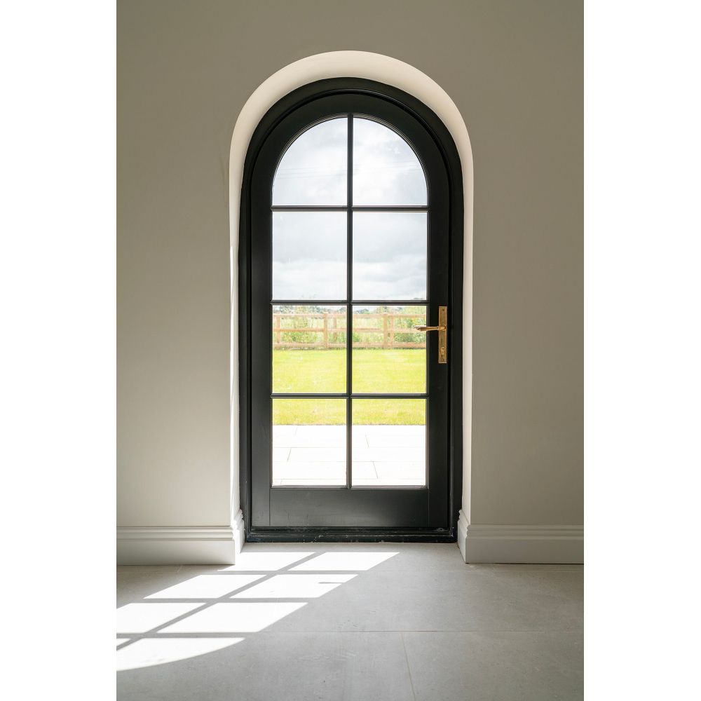 From The Anvil - Aged Brass Reeded Slimline Lever Espag. Lock Set | Sku. 33039 | Trade Door Handles.