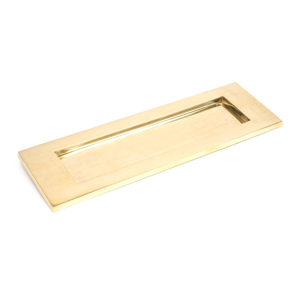 From The Anvil - Polished Brass Large Letter Plate | Sku. 33050 | Trade Door Handles.