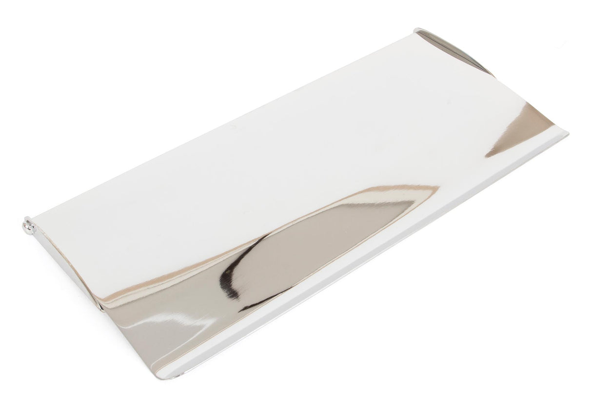 From The Anvil - Polished Chrome Small Letter Plate Cover | Sku. 33063 | Trade Door Handles.