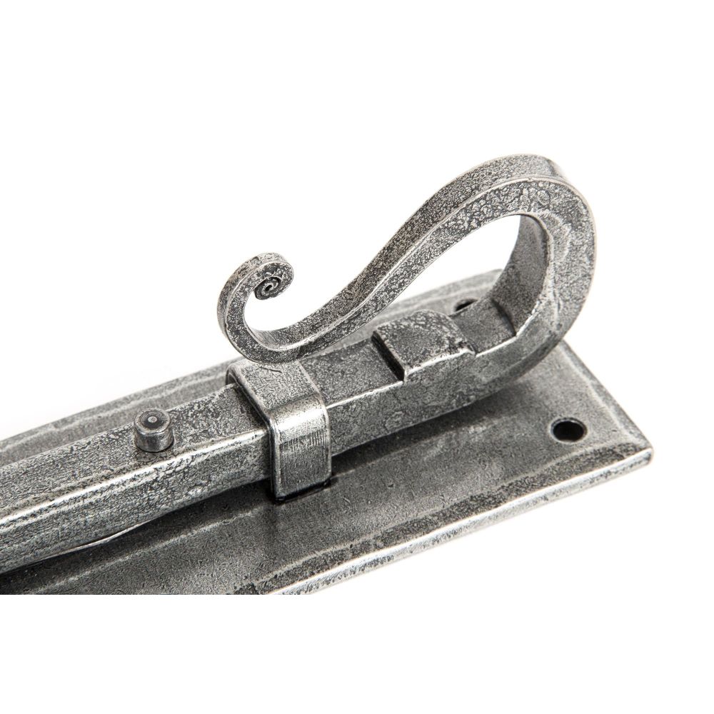 From The Anvil - Pewter 8" Shepherd's Crook Universal Bolt | Sku. 33077 | Trade Door Handles.