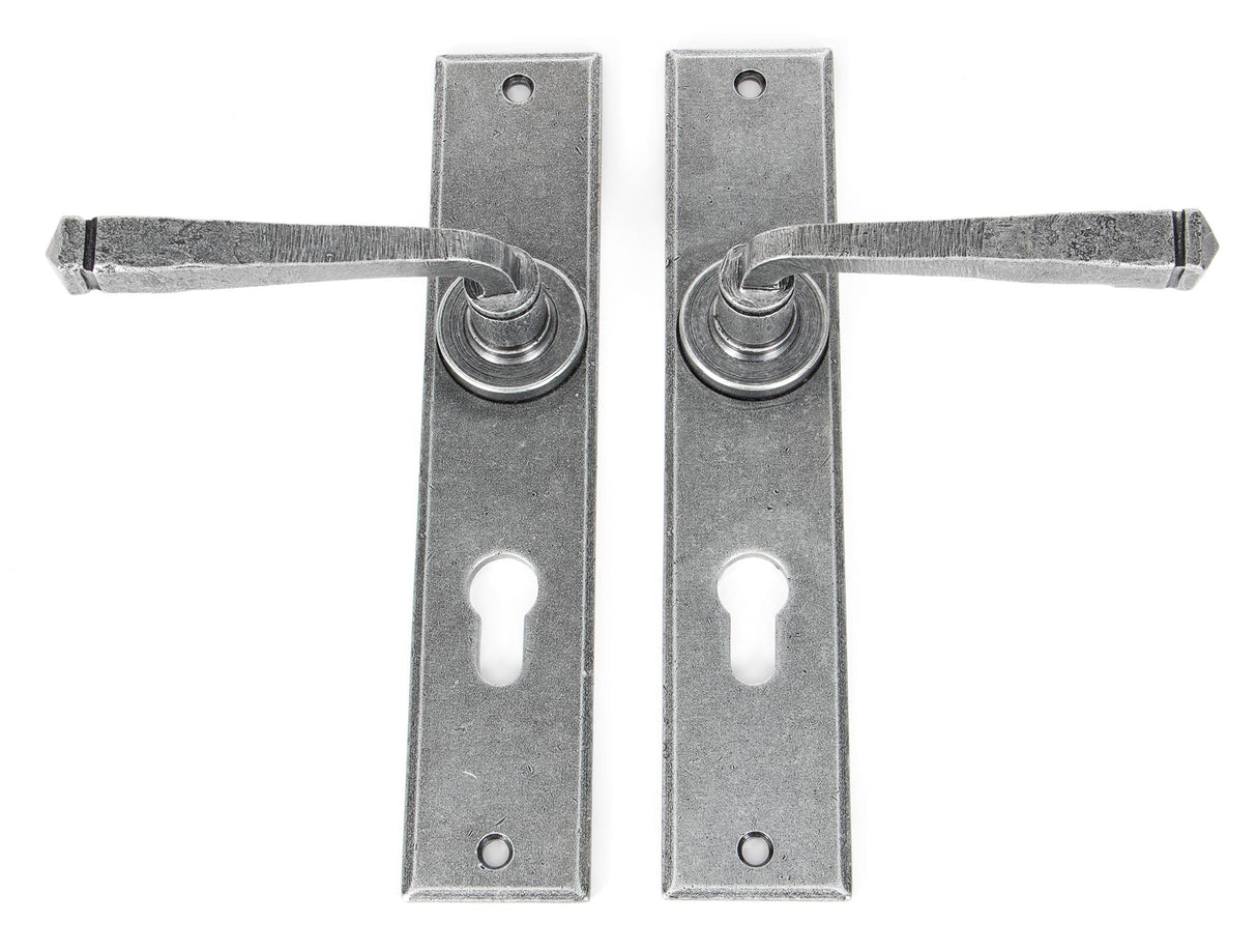 From The Anvil - Pewter Large Avon 72mm Centre Euro Lock Set | Sku. 33088 | Trade Door Handles.