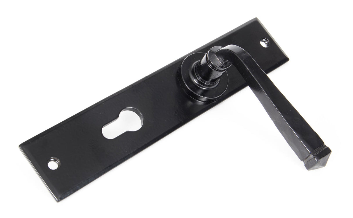 From The Anvil - Black Large Avon 72mm Centre Euro Lock Set | Sku. 33092 | Trade Door Handles.