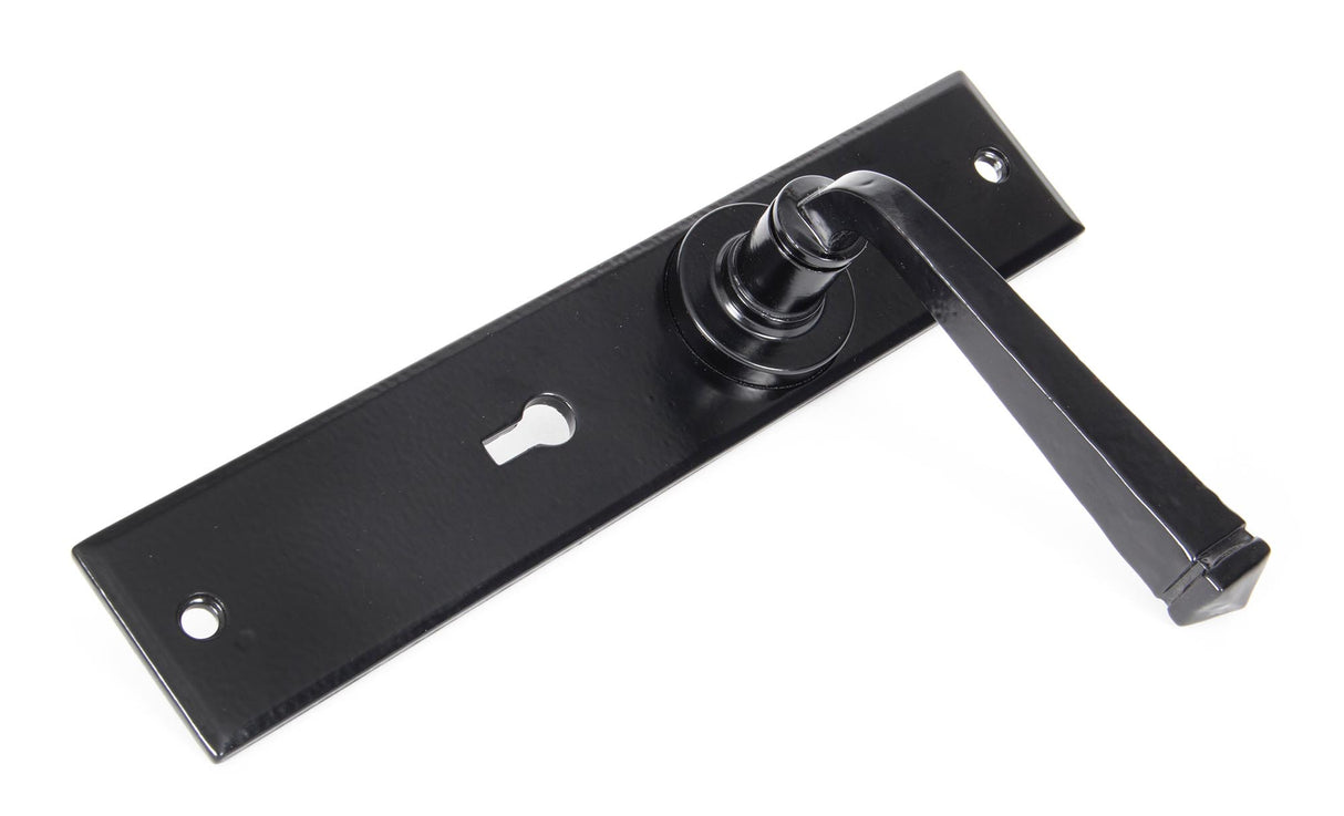 From The Anvil - Black Large Avon Lever Lock Set | Sku. 33093 | Trade Door Handles.