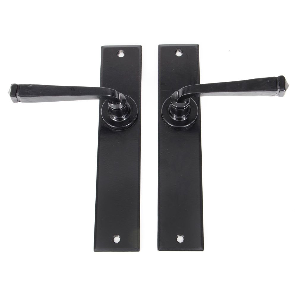 From The Anvil - Black Large Avon Lever Latch Set | Sku. 33094 | Trade Door Handles.
