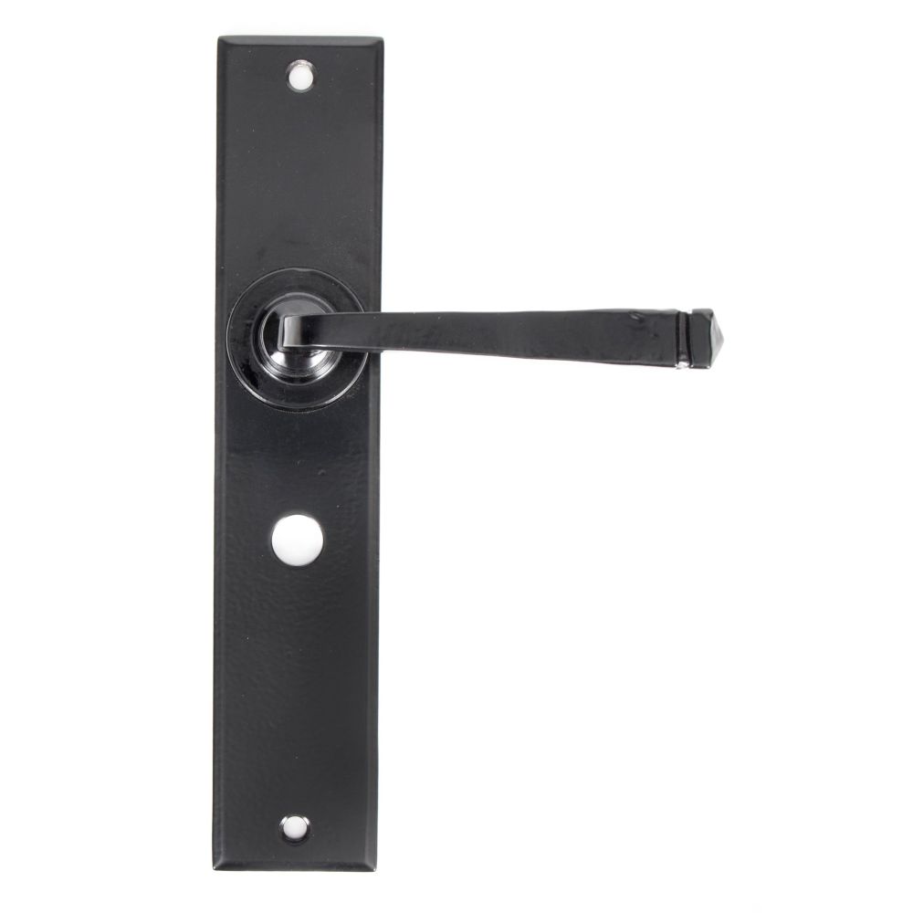 From The Anvil - Black Large Avon Lever Bathroom Set | Sku. 33095 | Trade Door Handles.