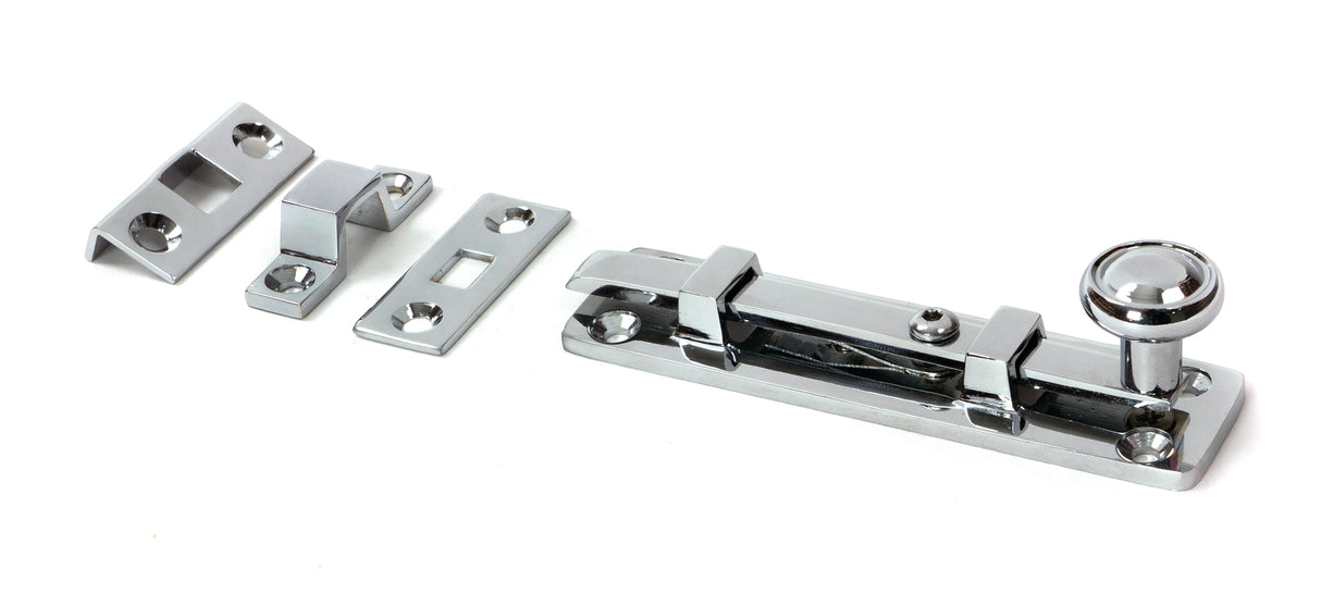 From The Anvil - Polished Chrome 4" Universal Bolt | Sku. 33098 | Trade Door Handles.
