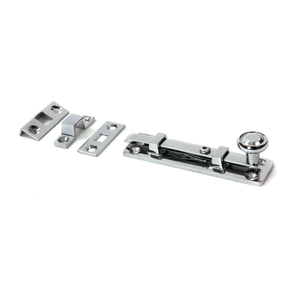 From The Anvil - Polished Chrome 4" Universal Bolt | Sku. 33098 | Trade Door Handles.