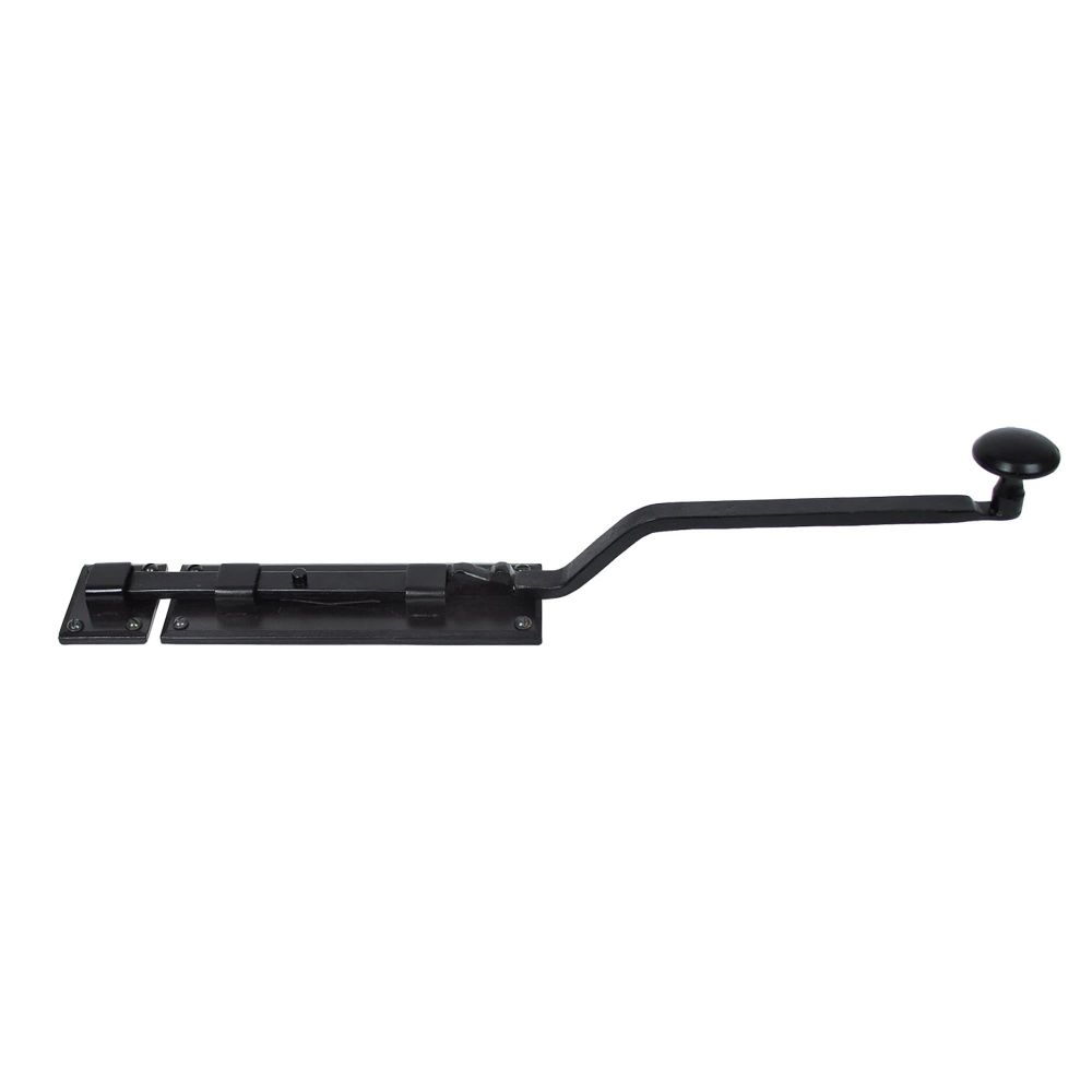 From The Anvil - Black 10" French Door Bolt | Sku. 33114 | Trade Door Handles.