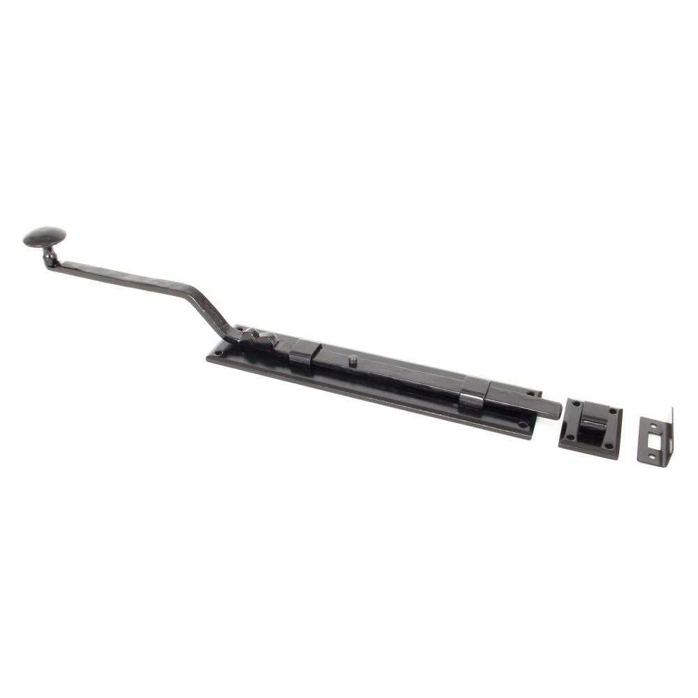 From The Anvil - Black 10" French Door Bolt | Sku. 33114 | Trade Door Handles.